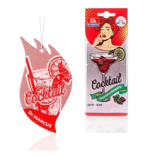 Dr. Marcus Sonic Cocktail autóillatosító Strawberry Margarita | 36db/krt