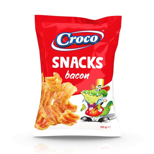 Croco Snacks Bacon 50g | 14db/krt