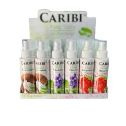 Caribi pumpás spray 12 illatban 100ml | 24db/krt