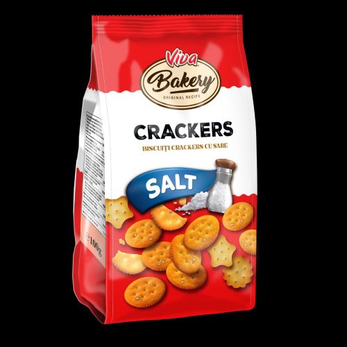 Viva bakery cracker sós 100 gr | 16db/krt