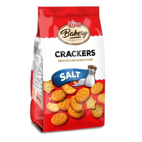 Viva bakery cracker sós 300g | 9db/krt