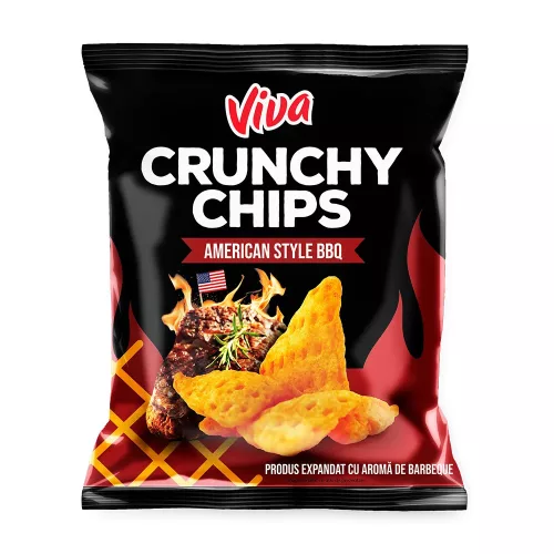 Viva barbeque crunchy chips 50 gr | 24db/krt