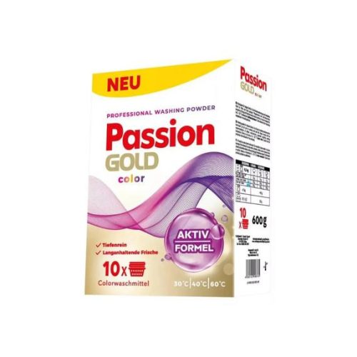 PASSION GOLD mosópor színes 600g | 10 mosás | 10db/krt