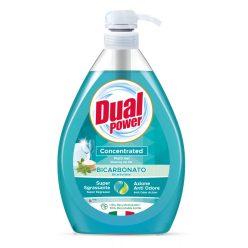 DUAL POWER mosogatószer bikarbónával 1L | kék | 6db/krt.