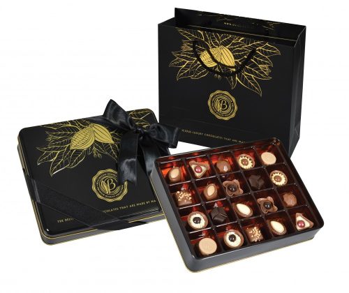 Bolci Black and gold tin box 250g