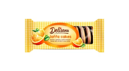 Delisana piskótakorong narancs 135g | 20db/krt