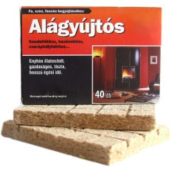 Alágyújtós kandallóhoz szilárd 40 db-os