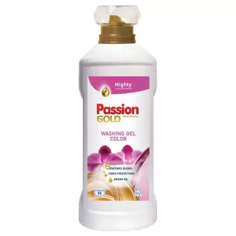 PASSION GOLD mosógél színes ruhákhoz - argán olajjal 2 L