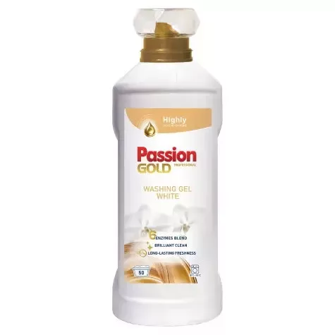 PASSION GOLD mosógél fehér LIMITED 2L | 50 mosás | 6db/krt