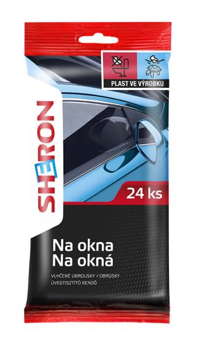 Sheron Üvegtisztító kendő 24db